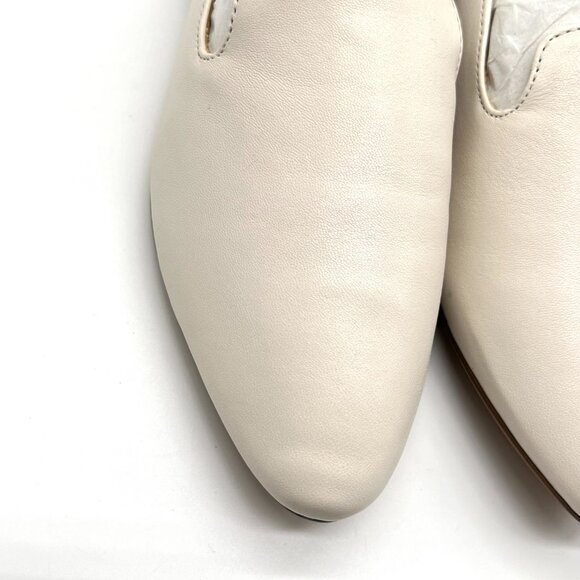 Naturalizer Womens Size 7M Lorna Bone Cream Leather Flats Loafers Shoes - Picture 3 of 11